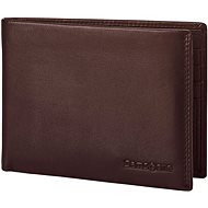 Samsonite Attack 2 SLG 005, leather, lie-flat format without change pocket, brown - Wallet