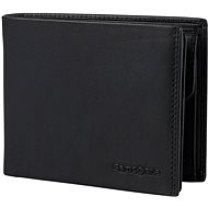 Samsonite Attack 2 SLG 013, leather, lie-flat black - Wallet