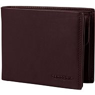 Samsonite Attack 2 SLG 013, leather, lie-flat brown - Wallet