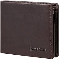 Samsonite Attack 2 SLG 046, leather, lie-flat brown - Wallet