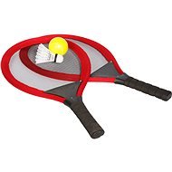 Súprava tenisovej rakety a badmintonu, červená - Bedmintonový set