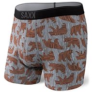Saxx Quest Boxer Brief Fly, Grey Grizzly Grain, size L - Boxer Briefs
