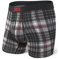 Saxx Ultra Boxer Brief Fly, Grey Tartan - Boxer Shorts
