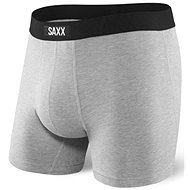 Saxx Undercover Boxer BR Fly grey heather - Boxerky