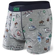 Saxx Vibe Boxer Brief, Grey Mountain High, size L - Boxer Shorts
