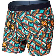 Saxx Quest Boxer Brief Fly Multi Fish Are Fly L - Boxer Briefs