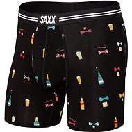 SAXX VIBE BOXER BRIEF black bowties n booze S - Boxer Briefs