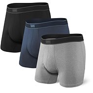 Saxx Daytripper Boxer Brief Fly 3Pk Black/Grey/Navy XL - Boxer Briefs