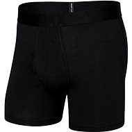 Saxx Droptemp Cooling Cotton Boxer Brief Fly Black XL - Boxer Briefs
