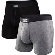 Saxx Vibe Super Soft Boxer Brief 2Pk Black/Grey XL - Boxer Briefs