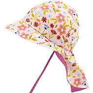 Wouki Hehu- pink/purple dots L - Wide-Brimmed Hat