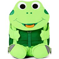 Affenzahn Large Friend Frog - neon green uni - Children's Backpack