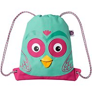 Affenzahn Kids Sportsbag Owl - turquoise uni - Children's Backpack