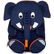 Affenzahn Elias Elephant large - Blue uni - Children's Backpack