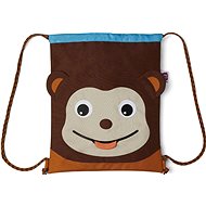 Affenzahn Kids Sportsbag Monkey - brown uni - Children's Backpack