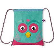 Affenzahn Kids Sportsbag Owl - turquoise uni - Children's Backpack