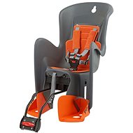 Polisport Bilby RS grey-orange - Children's Bike Seat