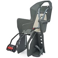 Polisport Koolah dark grey-cream - Children's Bike Seat
