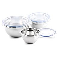 Weis Stainless Steel Bowls with Lids 3pcs - Bowl Set