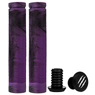 Bestial Wolf Mixed Grips, Purple - Bicycle Grips
