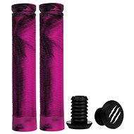 Bestial Wolf Mixed Grips, Pink - Bicycle Grips