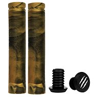 Bestial Wolf Mixed Grips, Gold - Bicycle Grips