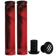 Bestial Wolf Mixed Grips, Red - Bicycle Grips