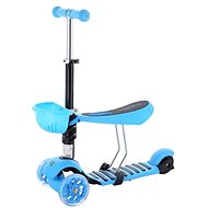 Three-wheeled scooter NILS Fun HLB08 3in1 blue - Scooter