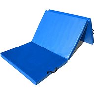 SEDCO Three-piece folding mat 183 × 90 × 4 cm blue - Gymnastic Mat