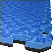 SEDCO Two-colour puzzle mat 100 × 100 × 2.6 cm blue-black - Tatami