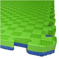 SEDCO Two-colour puzzle mat 100 × 100 × 2.6 cm blue-green - Tatami