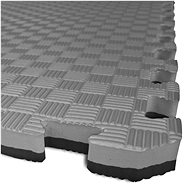 SEDCO Two-colour puzzle mat 100 × 100 × 3.0 cm black-grey - Tatami