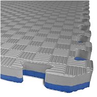 SEDCO Two-colour puzzle mat 100 × 100 × 4.0 cm blue-grey - Tatami
