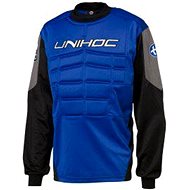 Unihoc Floorball goalkeeper jersey, blue, XXL - Floorball Goalkeeper Vest