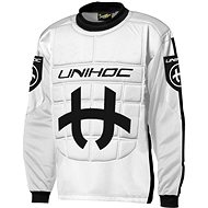 Unihoc Floorball goalkeeper jersey, white, L - Vest