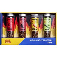 SENS Hot crispy & roasted crickets - Gift set of 4 flavours - Dried Insects