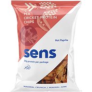 SENS Protein chips with cricket protein 80g, spicy paprika - Dried Insects