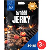 SENS Cricket Jerky - BBQ 3 x 25 g - Dried Insects