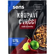 SENS Chrumkavé & pražené svrčky – Chilli & Limetka 16 g - Zdravé chipsy
