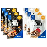 SENS Cricket jerky tasting pack 2 × 3 pcs - 6 × 12 g - Gift Set