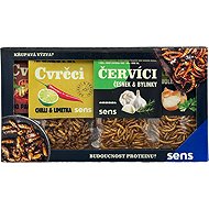 SENS Cricket and worm tasting set in gift pack - 4 flavours - Gift Set
