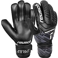 Reusch Attrakt Solid černá/bílá UK 5 - Brankářské rukavice