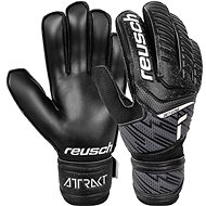 Reusch Attrakt Solid černá/bílá UK 8 - Brankářské rukavice