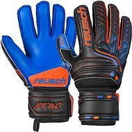 Reusch Attrakt SG Extra Finger Support Black/Orange/Blue - Goalkeeper Gloves