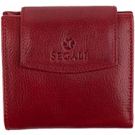SEGALI Women's leather wallet 735 red - Wallet