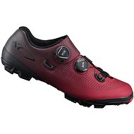 SHIMANO Mountain Bike Shoes SH-XC701MR, red, 45 - Spikes