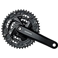 Shimano ACERA FC-M371 4-Arm 3x9-Speed, 170mm, 44x32x22T, without Cover, Black - Bike Crank