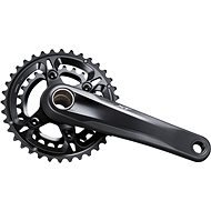 Shimano XT FC-M8100 Integrated Crankset, 2x11-Speed, 175mm, 36x26T, without BB Cups, 48.8mm Chainline - Bike Crank