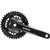 Shimano ALTUS FC-M315 4-Arm 2x7/8-Speed, 175mm, 36x22T, Black, without Cover + 3mm Outboard - Bike Crank