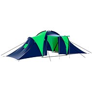 Camping tent for 9 persons blue-green - Tent